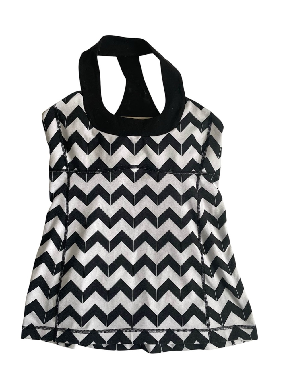 Lululemon Chevron Scoop Neck Tank Top Vintage 2012 Size 10